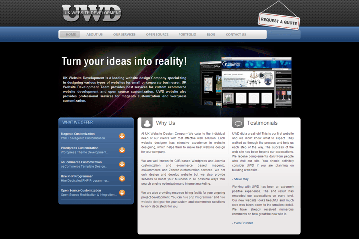 UK Website Development